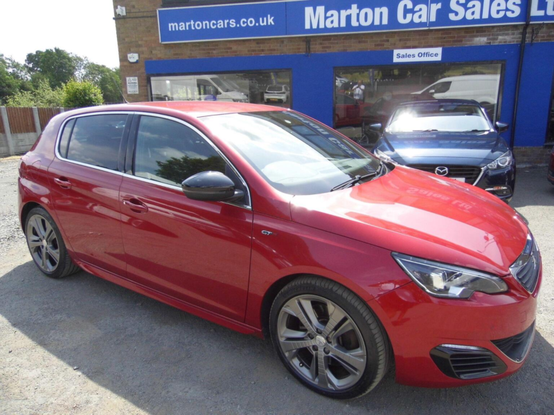 2016 Peugeot 308 2.0 Bluehdi Gt Eat Euro 6 (s/s) 5dr in Red — image 1