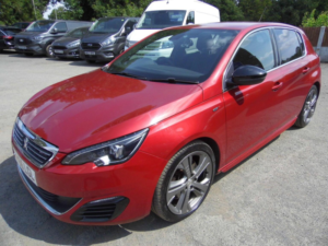 2016 Peugeot 308 2.0 Bluehdi Gt Eat Euro 6 (s/s) 5dr in Red — image 3