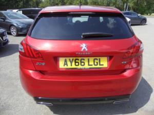 2016 Peugeot 308 2.0 Bluehdi Gt Eat Euro 6 (s/s) 5dr in Red — image 6