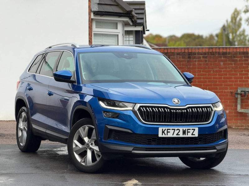 2022 Skoda Kodiaq 1.5 Tsi Act Se L SUV 5dr Petrol DSG Euro 6 (s/s) (7 Seat) (150 Ps) in Blue — image 1
