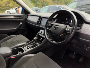 2022 Skoda Kodiaq 1.5 Tsi Act Se L SUV 5dr Petrol DSG Euro 6 (s/s) (7 Seat) (150 Ps) in Blue — image 3