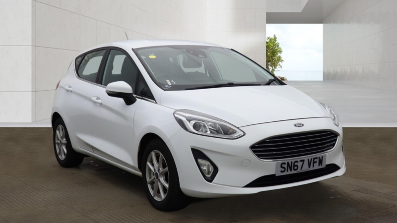 2017 Ford Fiesta 1.0 T Ecoboost Zetec in White — image 1