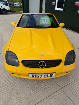 2000 Mercedes-Benz Slk 2.3 Slk230 Kompressor Convertible 2dr Petrol Automatic (235 G/km, 197 Bhp) in Yellow — image 3