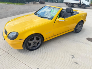 2000 Mercedes-Benz Slk 2.3 Slk230 Kompressor Convertible 2dr Petrol Automatic (235 G/km, 197 Bhp) in Yellow — image 5