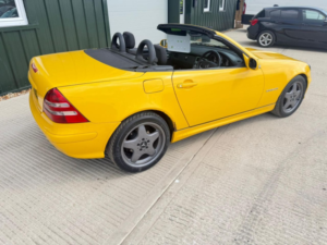 2000 Mercedes-Benz Slk 2.3 Slk230 Kompressor Convertible 2dr Petrol Automatic (235 G/km, 197 Bhp) in Yellow — image 6