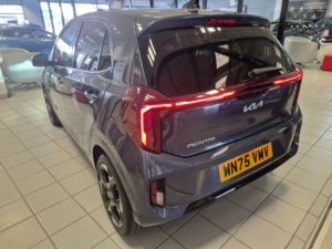 2025 Kia Picanto 1.0 3 Hatchback 5dr Petrol AMT Euro 6 (s/s) (62 Bhp) in Blue — image 2