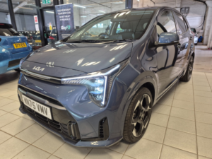 2025 Kia Picanto 1.0 3 Hatchback 5dr Petrol AMT Euro 6 (s/s) (62 Bhp) in Blue — image 5