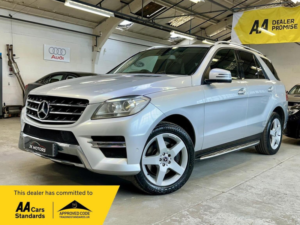 2013 Mercedes-Benz M Class 3.0 Ml350 V6 Bluetec Amg Sport G-Tronic 4WD Euro 6 (s/s) 5dr in Silver — image 2