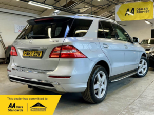 2013 Mercedes-Benz M Class 3.0 Ml350 V6 Bluetec Amg Sport G-Tronic 4WD Euro 6 (s/s) 5dr in Silver — image 4