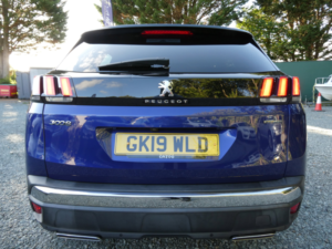 2019 Peugeot 3008 1.5 Bluehdi Gt Line SUV 5dr Diesel Manual Euro 6 (s/s) (130 Ps) in Blue — image 4