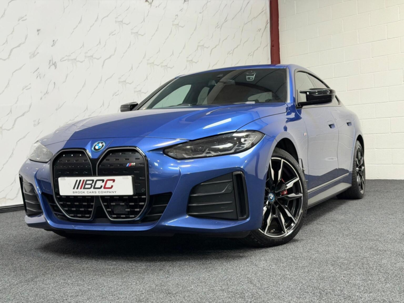 2022 BMW I4 M50 83.9kwh Gran Coupe Auto 4WD 5dr in Blue — image 1