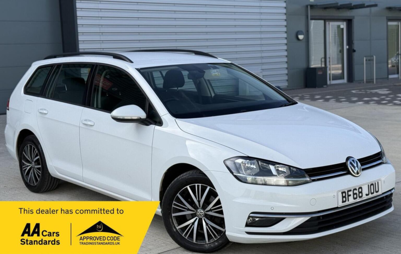 2018 Volkswagen Golf 1.6 Tdi Se Euro 6 (s/s) 5dr in White — image 1