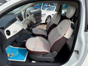 2017 Fiat 500 1.2 Lounge Euro 6 (s/s) 3dr in White — image 4