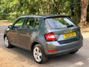 2020 Skoda Fabia 1.0 Tsi Se L Euro 6 (s/s) 5dr in Grey — image 3