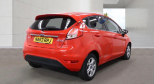 2013 Ford Fiesta 1.6 Tdci Econetic Titanium Euro 5 (s/s) 5dr in Red — image 2