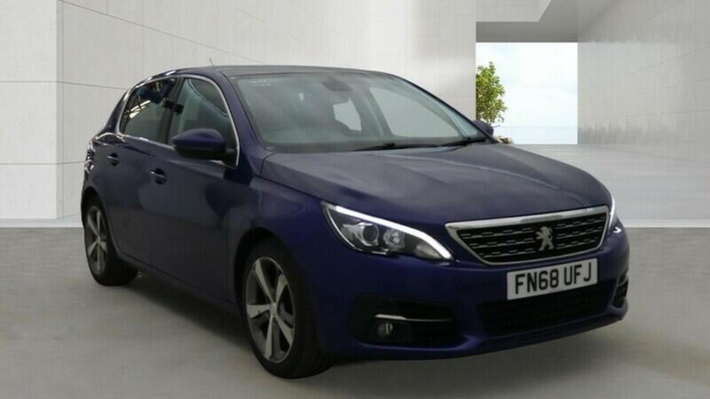 2018 Peugeot 308 1.2 Puretech Gpf Allure Euro 6 (s/s) 5dr in Blue — image 1