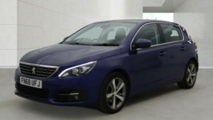 2018 Peugeot 308 1.2 Puretech Gpf Allure Euro 6 (s/s) 5dr in Blue — image 3