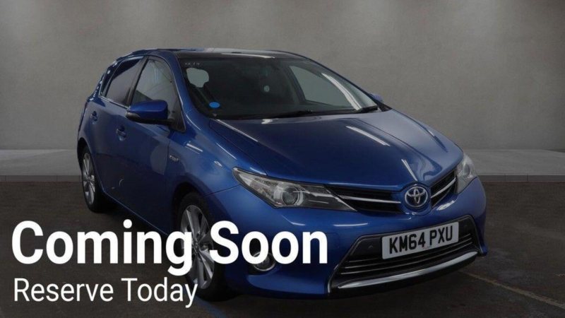 2014 Toyota Auris 1.8 Vvt-H Excel CVT Euro 5 (s/s) 5dr in Blue — image 1