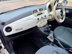 2012 Fiat 500 1.2 Lounge Euro 5 (s/s) 3dr in White — image 4