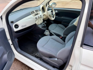 2012 Fiat 500 1.2 Lounge Euro 5 (s/s) 3dr in White — image 5