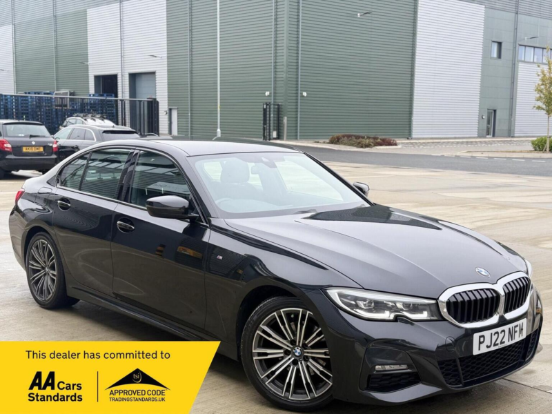 2022 BMW 3 Series 2.0 320i M Sport Auto Euro 6 (s/s) 4dr in Black — image 1