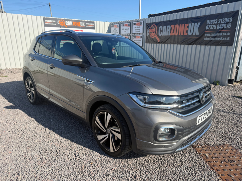 2020 Volkswagen T-Cross 1.0 Tsi R-Line SUV 5dr Petrol Manual Euro 6 (s/s) (115 Ps) in Grey — image 1