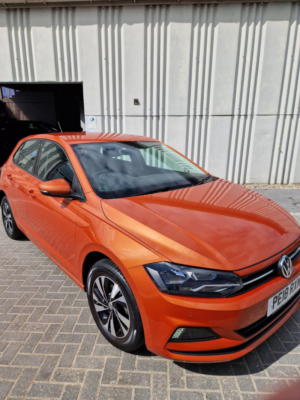 2018 Volkswagen Polo 1.0 Tsi Se Euro 6 (s/s) 5dr in Orange — image 4