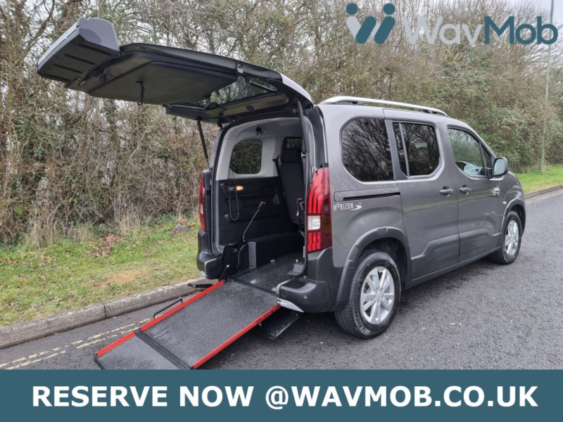 2019 Peugeot Rifter 3 SEAT Auto Wheelchair Accessible Disabled Access Vehicle Wav in Grey — image 1