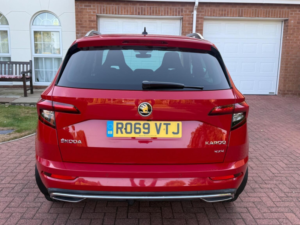 2019 Skoda Karoq 2.0 Tdi Sportline 4WD Euro 6 (s/s) 5dr in Red — image 6
