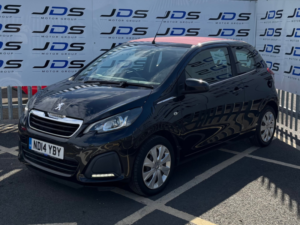 2014 Peugeot 108 1.0 Vti Active Top! 3dr Petrol Manual Euro 5 Euro 5 (68 Ps) in Black — image 2