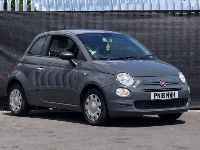 2018 Fiat 500 1.2 Pop Euro 6 (s/s) 3dr in Grey — image 1