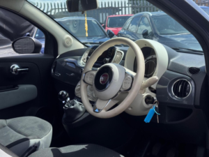2018 Fiat 500 1.2 Pop Euro 6 (s/s) 3dr in Grey — image 3