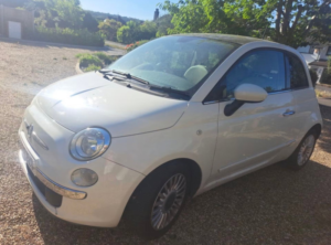 2012 Fiat 500 1.2 Lounge Hatchback 3dr Petrol Manual Euro 4 (69 Bhp) in White — image 2