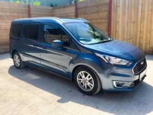2022 Ford Grand Tourneo Connect Drive From Passenger Up Front Wheelchair Accessible Disabled Access Vehicle Wav in Blue — image 3