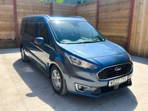 2022 Ford Grand Tourneo Connect Drive From Passenger Up Front Wheelchair Accessible Disabled Access Vehicle Wav in Blue — image 5