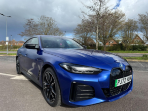 2022 BMW I4 M50 83.9kwh Gran Coupe Auto 4WD 5dr in Blue — image 5