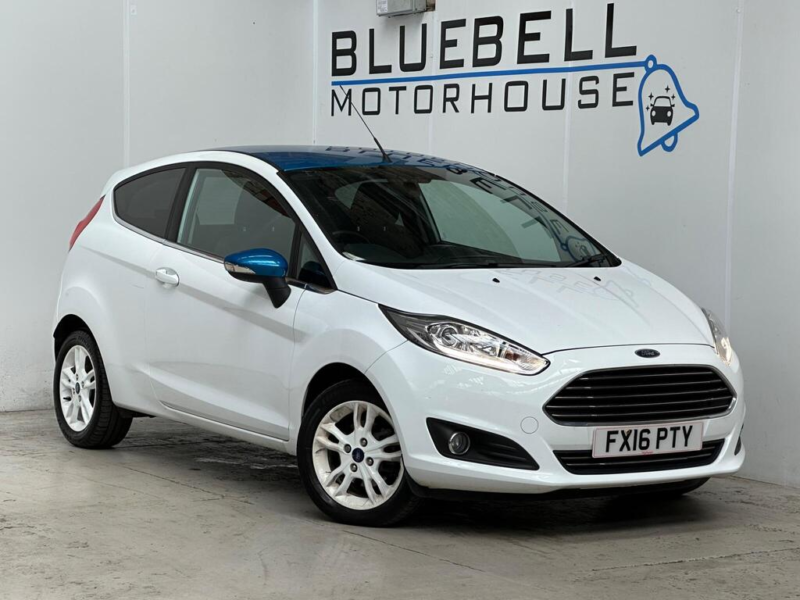 2016 Ford Fiesta 1.0t Ecoboost Zetec White Edition Euro 6 (s/s) 3dr in White — image 1