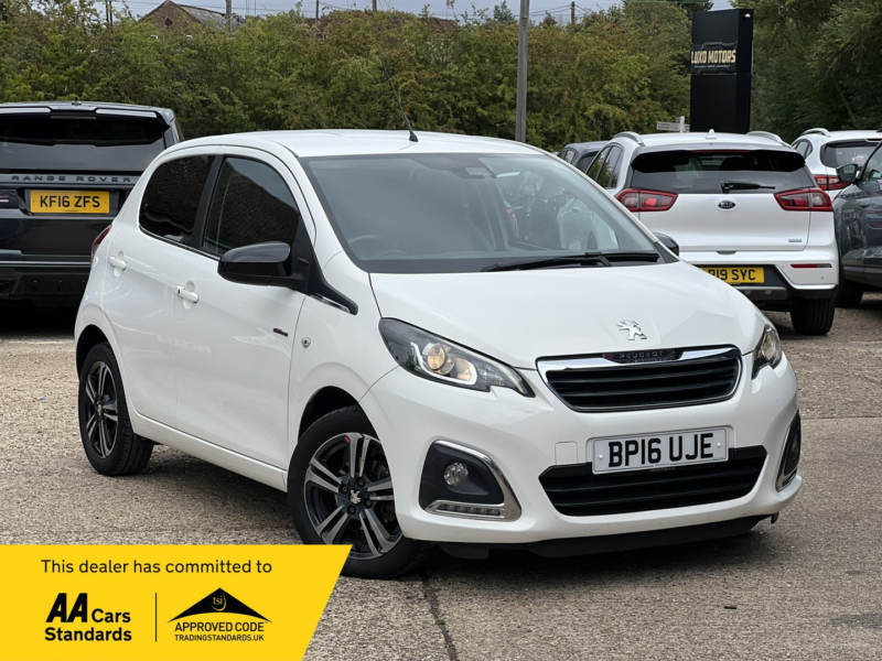 2016 Peugeot 108 1.2 Puretech Gt Line in White — image 1