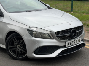 2017 Mercedes-Benz A Class 1.5 A180d Amg Line Euro 6 (s/s) 5dr in Silver — image 3