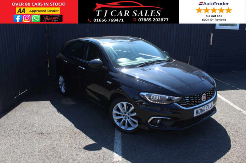 2016 Fiat Tipo 1.3 Tipo Hatchback 1.3 Multijet Ii 95hp Lounge in Black — image 1