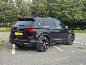 2021 Volkswagen Tiguan 1.5 Tsi 150 R-Line 5dr Auto, Black, Petrol + Pan Roof / Great History in Black — image 3
