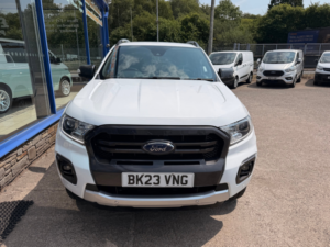2023 Ford Ranger 2.0 Ecoblue Wildtrak Pickup Double Cab 4dr Diesel Auto 4WD 213 Ps in White — image 2