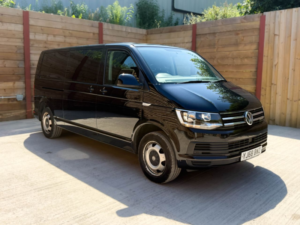 2018 Volkswagen Transporter Lwb 7 SEAT Auto Wheelchair Accessible Disabled Access Vehicle Wav in Black — image 3
