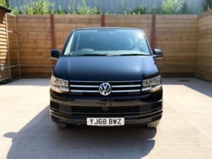 2018 Volkswagen Transporter Lwb 7 SEAT Auto Wheelchair Accessible Disabled Access Vehicle Wav in Black — image 4