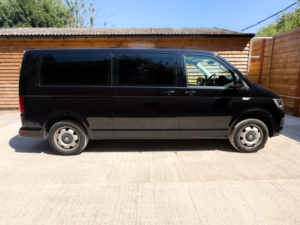 2018 Volkswagen Transporter Lwb 7 SEAT Auto Wheelchair Accessible Disabled Access Vehicle Wav in Black — image 5