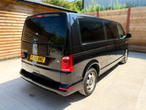 2018 Volkswagen Transporter Lwb 7 SEAT Auto Wheelchair Accessible Disabled Access Vehicle Wav in Black — image 6
