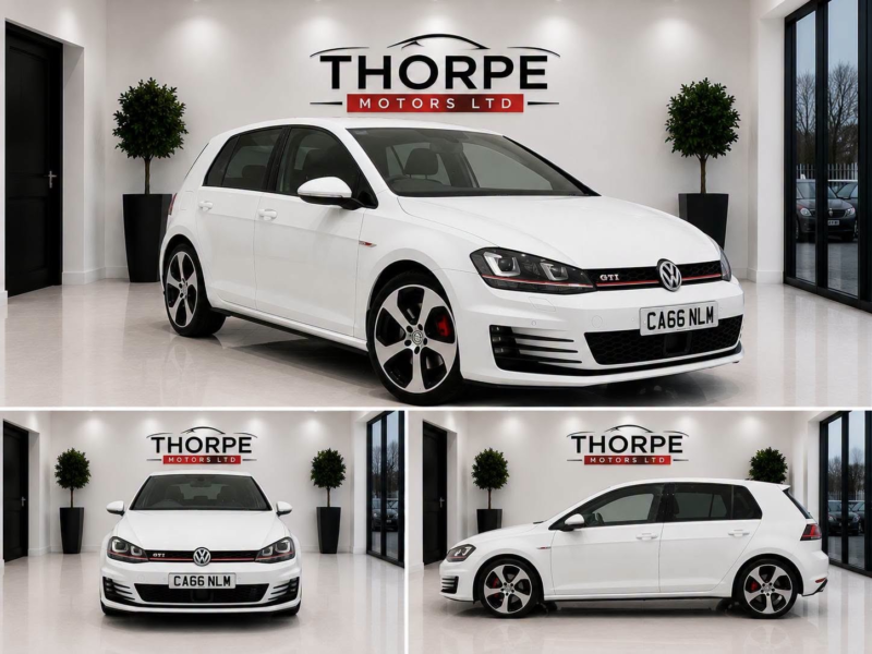 2017 Volkswagen Golf 2.0 Tsi Bluemotion Tech Gti in White — image 1