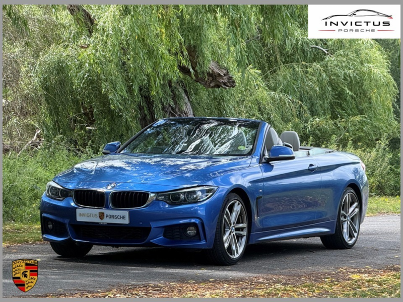 2018 BMW 4 Series 2.0 420d M Sport Convertible in Blue — image 1