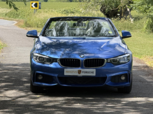2018 BMW 4 Series 2.0 420d M Sport Convertible in Blue — image 3