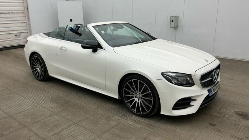 2018 Mercedes-Benz E Class 3.0 E350d V6 Amg Line (premium Plus) Cabriolet G-Tronic+ 4matic Euro 6 (s/s) 2dr in White — image 1
